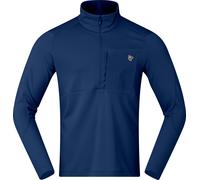 Norrona - Insulating and breathable fleece - Femund Warm1 Zip Neck M'S Indigo Night for Men - Size L - Blue Blue L
