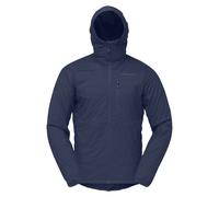 Norrona - Insulating and breathable Jacket - Lyngen Alpha100 Zip Hood M's Indigo Night for Men in Nylon - Size M - Navy Navy