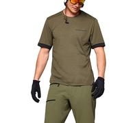 Norrona - Lightweight, breathable MTB T-shirt - Fjora Equaliser T-Shirt M Olive Night Caviar Black for Men in Recycled Polyester - Size M Black M