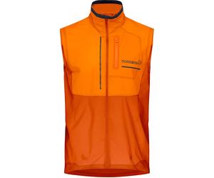 Norrona - Lightweight, breathable windbreaker jacket - Senja Aero90 Vest M'S Exuberance for Men - Size M - Orange Orange M