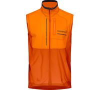 Norrona - Lightweight, breathable windbreaker jacket - Senja Aero90 Vest M'S Exuberance for Men - Size S - Orange Orange S