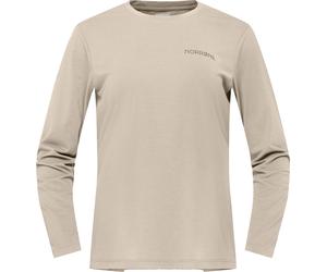 Norrona - Long-sleeve hiking T-shirt - Femund Tech Long Sleeve W'S Oatmeal for Women in Recycled Polyester - Size M - Beige Beige M
