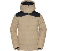 Norrona - Men's down insulated ski jacket - Tamok Down750 Jacket M Winter Twig for Men - Size S - Beige Beige S