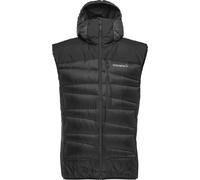 Norrona - Men's Sleeveless Down Jacket - Falketind Down750 Vest M Caviar Black for Men - Size L Black L