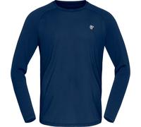 Norrona - Merino wool top - Femund PureUll Long Sleeve M Indigo Night for Men in Wool - Size L - Navy Navy L