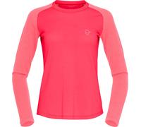 Norrona - Merino wool top - Femund PureUll Long Sleeve W Watermelon for Women in Wool - Size L - Pink Pink L