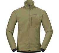 Norrona - Mountaineering fleece - Trollveggen Warm3 Jacket M Deep Lichen Green for Men - Size M - Khaki Khaki M