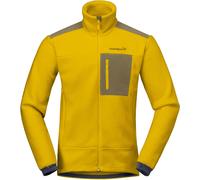 Norrona - Mountaineering fleece - Trollveggen Warm3 Jacket M Golden Palm for Men - Size M - Yellow Yellow M
