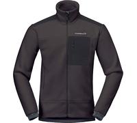 Norrona - Mountaineering fleece - Trollveggen Warm3 Jacket M Phantom for Men - Size L - Black Black L