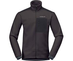 Norrona - Mountaineering fleece - Trollveggen Warm3 Jacket M Phantom for Men - Size L - Black Black L
