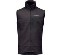 Norrona - Mountaineering fleece - Trollveggen Warm3 Vest M Phantom for Men - Size M - Black Black M