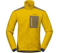 Norrona - Mountaineering Fleeces - Trollveggen Warm3 Jacket M Golden Palm for Men - Size L - Yellow Yellow L