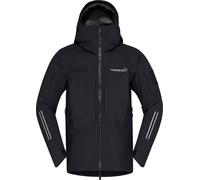 Norrona - Mountaineering jacket - Trollveggen Gore-Tex Pro Rescue Jacket M Caviar Black for Men in Nylon - Size L Black L