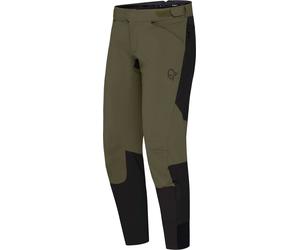 Norrona - MTB pants - Skibotn Flex1 Pants M'S Olive Night for Men in Softshell - Size M - Khaki Khaki M