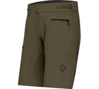 Norrona - MTB Shorts - Fjora Flex1 Light Shorts M'S Olive Night for Men in Softshell - Size L - Khaki Khaki L