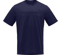 Norrona - Organic cotton T-shirt - /29 Cotton Norrøna Viking T-Shirt M's Indigo Night for Men - Size M - Blue Blue