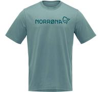 Norrona - Organic cotton T-shirt - /29 Cotton Norrøna Viking T-Shirt M Trooper for Men - Size L - Blue Blue L