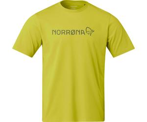 Norrona - Practical and comfortable organic cotton T-shirt - /29 Cotton Norrøna Viking T-Shirt M Golden Lime for Men - Size M - Yellow Yellow M