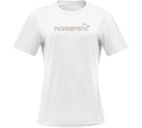 Norrona - Practical and comfortable organic cotton T-shirt - /29 Cotton Norrøna Viking T-Shirt W Pure White for Women - Size M White M