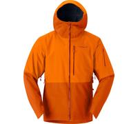 Norrona - Protective jacket in GORE-TEX® - Lofoten Gore-Tex Jacket M Gold Flame for Men in Recycled Polyester - Size S - Orange Orange S