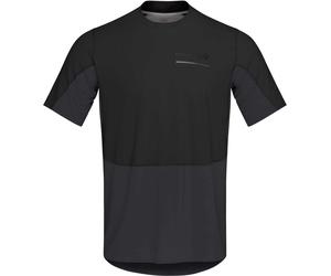 Norrona - Short-sleeved trail running T-shirt - Senja Equaliser Lightweight T-Shirt M'S Caviar for Men in Recycled Polyester - Size L - Black Black L