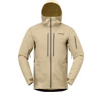 Norrona - Softshell Jacket - Lofoten Flex1 Jacket M Winter Twig for Men in Softshell - Size XL - Beige Beige XL