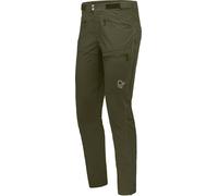 Norrona - Softshell pants, resistant for mountaineering - Femund Flex1 Lightweight Pants M Olive Night for Men in Nylon - Size L - Khaki Khaki L