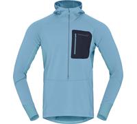 Norrona - Trail/running fleece jacket - Senja Warm1 Hood M'S Trooper for Men - Size M - Blue Blue M