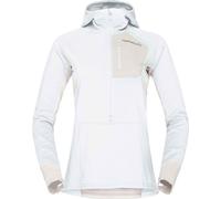 Norrona - Trail/running fleece jacket - Senja Warm1 Hood W'S Snow White for Women - Size M White