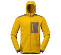 Norrona - Trollveggen Warm 3 Zip Hood M's Golden Palm - S - Fleece