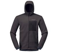 Norrona - Trollveggen Warm 3 Zip Hood M's Phantom - L - Fleece
