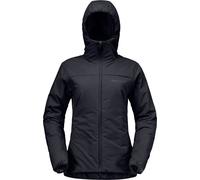 Norrona - Versatile Insulated jacket - Femund Thermo60 Zip Hood W Caviar Black for Women - Size L Black L