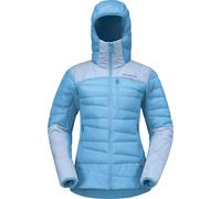 Norrona - Warm insulated jacket - Falketind Down750 Zip Hood W Allure Cashmere Blue for Women - Size M Blue M