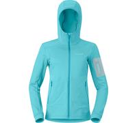 Norrona - Warm, stretchy ski touring fleece - Falketind Warm2 Stretch Hood W Brittany Blue for Women in Recycled Polyester - Size M Blue M