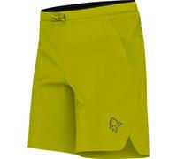 Norrona - Water-repellent and breathable stretch shorts - Senja Flex1 9" Shorts M Golden Lime for Men in Nylon - Size M - Yellow Yellow M