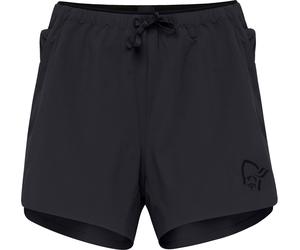 Norrona - Water-repellent stretch breathable shorts - Senja Flex1 4" Shorts W Caviar Black for Women in Nylon - Size M Black M