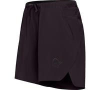 Norrona - Water-repellent stretch shorts - Senja Flex1 8" Shorts W Caviar Black for Women in Nylon - Size S Black S