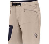 Norrona - Water-repellent stretch waterproof shorts - Falketind Flex1 Light Shorts M Winter Twig Caviar Black for Men in Nylon - Size S - White White S
