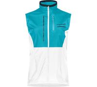Norrona - Women's Windbreaker Trail Running Jacket - Senja Aero90 Vest W Brittany Blue Snow White for Women in Nylon - Size S Blue S