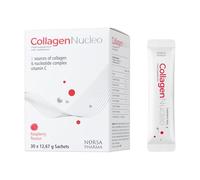 Norsa Pharma Collagen Nucleo (Raspberry / 30 Sachets) | Bovine & Marine Collagen Powder Supplement with 5 Nucleotides + Vitamin C | Collagen Supplement for Women & Men’s Skin, Joint & Immunity
