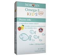Norsan Omega-3 Kids jellies, 45 pieces