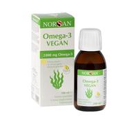 NORSAN Premium Omega 3 Vegan high dose - 2000 mg Omega-3 Daily dose - Recommended by Over 4000 Doctors - EPA & DHA with 800 IU Vitamin D3, 100% Vegan, no Fishy burping