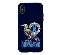 Norse Fight Prostate Cancer - Warrior Spirit Unbroken Viking Case for iPhone X/XS