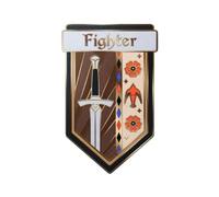Norse Foundry Class Pin | Game Master Hard Enamel Pin | Gold-Tone Metal Collector’s Lapel Badge with Rubber Clasp | 1.5 Inch Premium DND, RPG, and Tabletop Gaming Accessory for Storytellers, 1.5