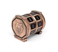 Norse Foundry Mana Wheel - Deepmine Copper - Copper with Black Scorched Enamel| MTG Magic Commander Life Counter | Premium Metal Rotating Dial for CCG & TCG Games