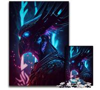 Norse God Jigsaw Puzzles for Adults 1000 Piece Paper Jigsaw Puzzles for Adults Interactive Family Game DIY Home Decor Brain Teaser Gift 1000 PCS(38x26cm)