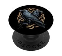 Norse Knotwork - Odins Raven Viking Midgard Thor Walhalla PopSockets Adhesive PopGrip
