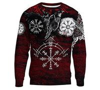 Norse Myth Graphic Viking Short Sleeve Hoodies,Mens Ravens Compass Print Tattoos Casual Oversized Loose Jacket