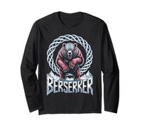 Norse Mythology Berserker Ice Bear Warrior Strength Long Sleeve T-Shirt