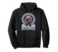 Norse Mythology Berserker Ice Bear Warrior Strength Pullover Hoodie